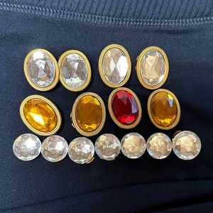 15 Gem and Crystal colored Button Covers